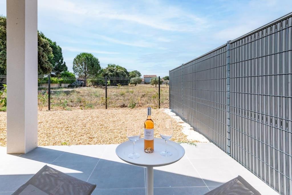 ☆ Blue Provençal Appartement ☆ Morieres-les-Avignon Extérieur photo