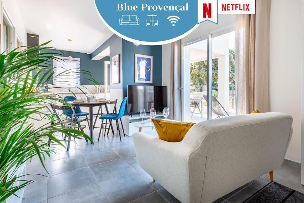 ☆ Blue Provençal Appartement ☆ Morieres-les-Avignon Extérieur photo